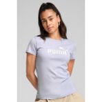 Puma Polo Ess No. 1 Logo Para Mujer Kadın Tişört - XS - Açık Mavi