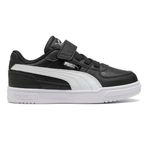 PUMA Puma Caven III AC+ PS Unisex Çocuk Spor Ayakkabı, PUMA Black-PUMA White, 28