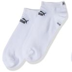 PUMA PUMA ELEMENTS UNISEX PLAIN S Erkek/Unisex Çorap, white, 35/38