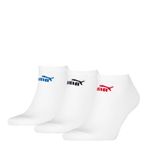 PUMA PUMA ELEMENTS UNISEX PLAIN S Erkek/Unisex Çorap, white combo, 39/42