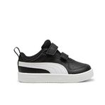 Puma Puma Rickie V Inf Puma Siyah-Puma Beyaz üniseks-çocuk ayakkabısı, PUMA Siyah-Puma Beyaz, 20 EU