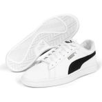 PUMA Puma Smash 3.0 Buck 392336-08 Erkek Beyaz Günlük Sneaker Ayakkabı - Beyaz - Siyah