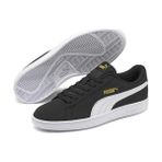 Puma Puma Smash V2 Buck Spor Ayakkabı 36516023 - Siyah - Beyaz