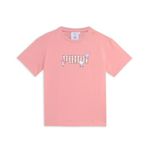 PUMA PUMA X HK&FR Graphic Tee Kadın Tişört, Pink Fruit, 3-4 YAŞ