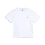 PUMA PUMA X HK&FR Graphic Tee Kadın Tişört, PUMA White, 4-5 YAŞ