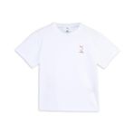PUMA PUMA X HK&FR Graphic Tee Kadın Tişört, PUMA White, 5-6YAŞ