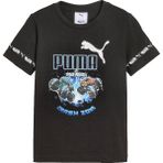 Puma Puma x Hot Wheels Tee Erkek Çocuk Siyah Tişört - 6 - 7 Yaş
