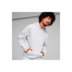 Puma Puma x Playstation Erkek Gri Kapüşonlu Sweatshirt, Gri, S