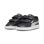 PUMA PumaSmash 3.0 Glit Glam V In Kız Bebek Spor Ayakkabı PUMA Black-PUMA Silver-White 24