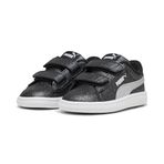 PUMA PumaSmash 3.0 Glit Glam V In Kız Bebek Spor Ayakkabı PUMA Black-PUMA Silver-White 25