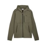 Puma Pumatech Full-Zip Hoodie Dk Erkek Günlük Ceket 63441581 Yeşil - XL