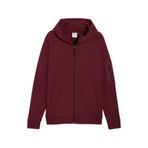 Puma PUMATECH FZ Hoodie Erkek Spor Ceketi, Ruby Shimmer, L Beden