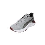 PUMA PWR Hybrid TR Unisex Yetişkin Spor Ayakkabı, Gray Echo-Ruby Shimmer-Black, 41