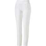 Puma Pwrshape Kadın Golf Pantolon Dar Paça Beyaz Renkli Nem Emici Kumaşla Rahatlık - 001-Beyaz