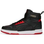 PUMA Rbd Game Flat Spor Ayakkabı Deri Kalın Taban Günlük Kullanıma Uygun Gri 38583911 - Siyah