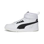 Puma RBD Game Low Sneakers Youth White Black Team Gold Uniseks Spor Ayakkabı