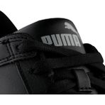 Puma Rebound Layup Low SL Jr Çocuk Spor Ayakkabı Siyah Nefes Alabilir Yapı ve Poliüretan Taban