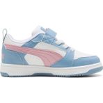 Puma Rebound V6 Beyaz-Pembe Çocuk Günlük Ayakkabı - Beyaz - Pembe