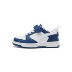Puma Rebound V6 Lo Ac+Ps Beyaz/Mavi Çocuk Ayakkabı / Sneaker - 397419 21