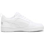 Puma Rebound V6 Low Beyaz-Gri Erkek Spor Ayakkabı Hafif ve Esnek Tasarım ile Günlük Kullanım İçin