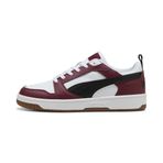 PUMA Rebound v6 Low Unisex Yetişkin Spor Ayakkabı, PUMA White-blk-Ruby Shimmer, 42