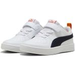 Puma Rickie Ac+ Ps Beyaz Erkek Çocuk Ayakkabı Düz Taban Sentetik Malzeme ile Rahat Kullanım
