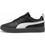 PUMA Rıckıe Genç Spor Ayakkabısı Erkek Kauçuk Tabanlı Sentetik Malzeme İle Şık Tasarım - Puma Black-Puma White-Gum