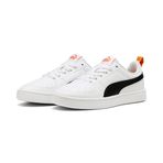 Puma Rickie Jr White-New Navy-Dark Poppy Erkek Çocuk-Unisex Günlük Spor Ayakkabı