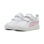 Puma Rickie V Inf White-Rose Mauve-Peaceful Blue Erkek Çocuk-Unisex Günlük Spor Ayakkabı
