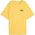 Puma ROAD TO UNITY Relaxed Graphic Tee Kadın T-shirt - Sarı - XS