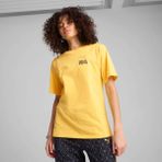 Puma ROAD TO UNITY Relaxed Graphic Tee Kadın T-shirt - Sarı
