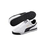 PUMA Roma Basic Sneaker Beyaz/Siyah Ayakkabı, 44 EU, 0YEAYTS28013BSY, Beyaz/Siyah, Erkek