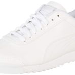 Puma Roma Basic Youth Trainers Unisex Çocuk Spor Ayakkabı, white-light gray, 37