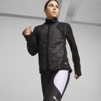 Puma Run Cloudspun Kadın Siyah Yuvarlak Yaka Yelek