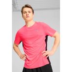 Puma RUN FAVORITE VELOCITY TEE Pembe Erkek Kısa Kol T-Shirt - Pembe