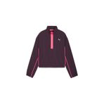 Puma RUN FOR HER WOVEN 1/2 ZIP Mor Kadın Sweatshirt