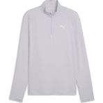 Puma Run Veloty Cldspn 1/4 Zip Erkek Gri Koşu T-Shirt.82