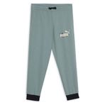 PUMA SANDY ADVENTURES Sweatpants Erkek/Unisex Eşofman Altı, Green Moon, 5-6YAŞ