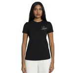 PUMA SCRIPT Tee Kadın Tişört, PUMA Black, S
