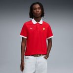 Puma Scuderia Ferrari Erkek Kırmızı Polo Tişört (634248-02)