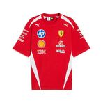 PUMA Scuderia Ferrari F1 2026 Erkek Takım Sürücü Tişörtü - Kırmızı, Kırmızı, L