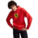 Puma Scuderia Ferrari Race Big Shield Kapüşonlu Sweatshirt Kırmızı