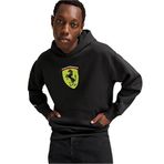 Puma Scuderia Ferrari Race Big Shield Kapüşonlu Sweatshirt Siyah Xl