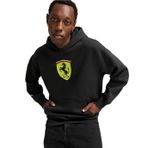 Puma Scuderia Ferrari Race Big Shield Kapüşonlu Sweatshirt Siyah