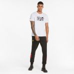 Puma Scuderıa Ferrarı Race Grafikli Erkek T-Shirt - White - XL