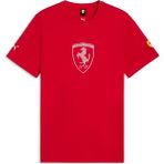 Puma Scuderıa Ferrarı Tonal Shıeld Erkek Tişört - 2XL - Rosso Corsa