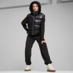 Puma Shiny Puffer Vest Yetişkinler İçin Mevsimlik Kullanıma Uygun Parlak Yelek Modeli - PUMA Black