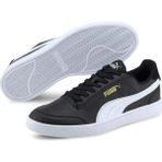 Puma Shuffle 309668 Erkek Günlük Sneaker Spor Ayakkabı - Siyah - Beyaz