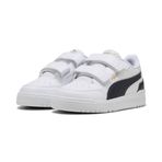 PUMA Shuffle Downtown Lo V Ps üniseks çocuk spor ayakkabısı, Puma White New Navy For All Time Red, 28 EU