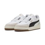 PUMA Shuffle Downtown OG Unisex Yetişkin Spor Ayakkabı, PUMA White-Black-Vapor Gray, 46